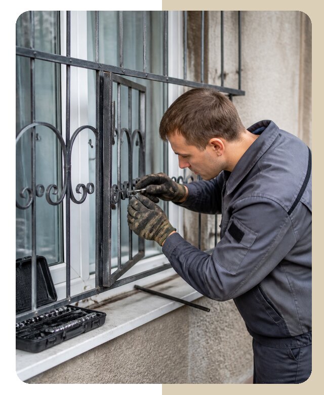 Ремонт распашных решеток в Мысках по цене от 4564 р. | ДвериЛегко-Мси
